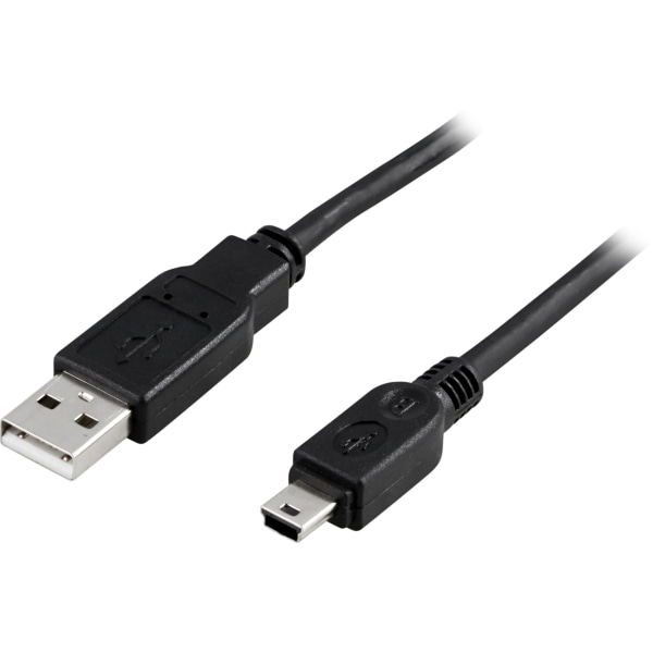 USB 2.0 cable Type A male - Type Mini B male 2m, black