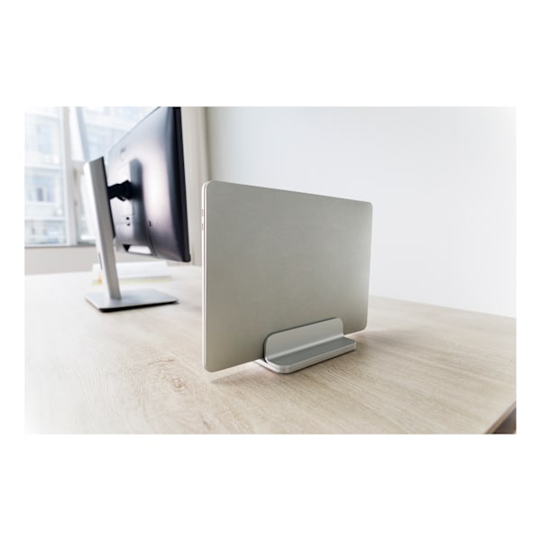 Adjustable vertical laptop holder, 5kg, alumimnum