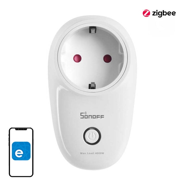 Älypistoke ZigBee Sonoff S26R2TPF (tyyppi F)
