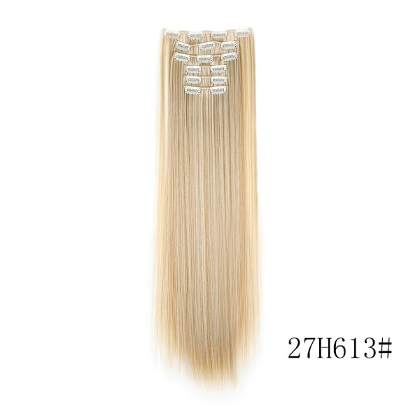 Hiustenpidennykset Klipsipidennys 6 kpl Beige