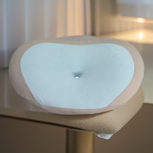 Memory Foam Cervical Nackkudde för Smärtlindring och Ryggradsjustering Blue Blue