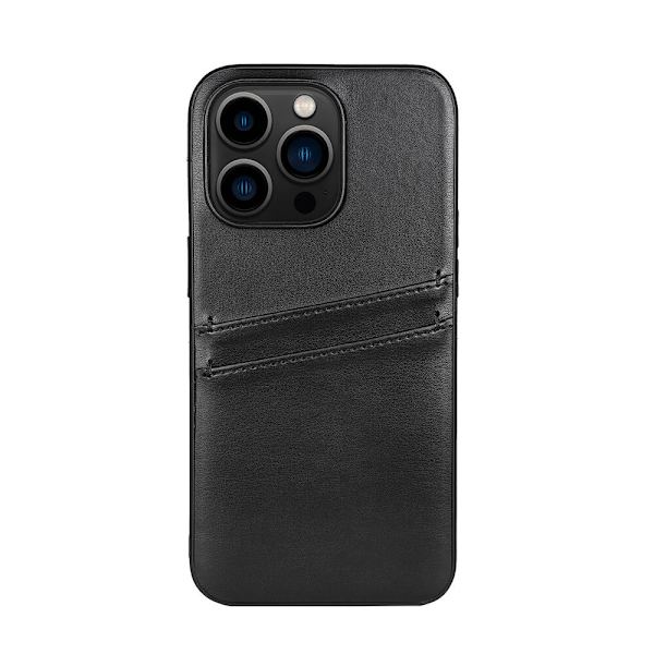 Mobilskal PU Svart - iPhone 14 Pro