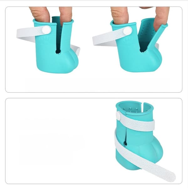 Anti-Drop Ståbara Lättdränerande Katttasskydd - 4 st, TPE Material Blue S Blue S