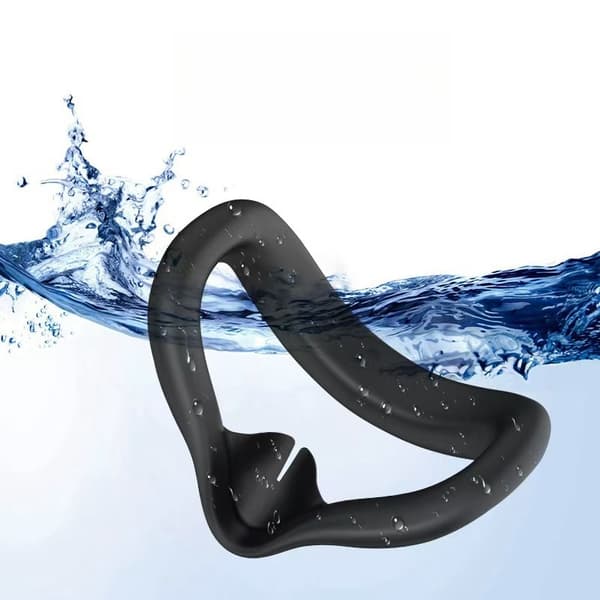Silikoneansigtmaske til Meta Quest 3S Black Black