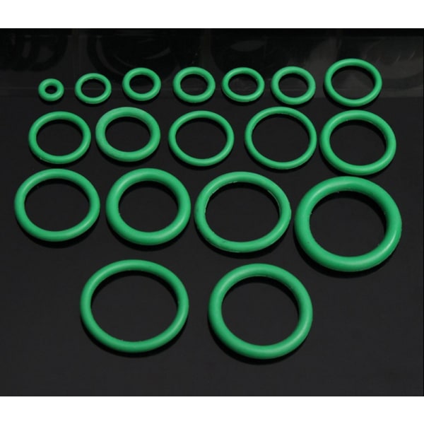 O-ringar för bil luftkonditionering kompressor gummi 18 storleka