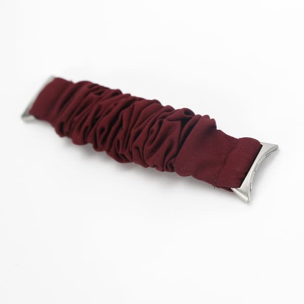 Kompatibel med Google Pixel 2 Smartwatch Armband - Tyg Elastisk Scrunchie Ersättningsarmband för Pixel 2 Red Red