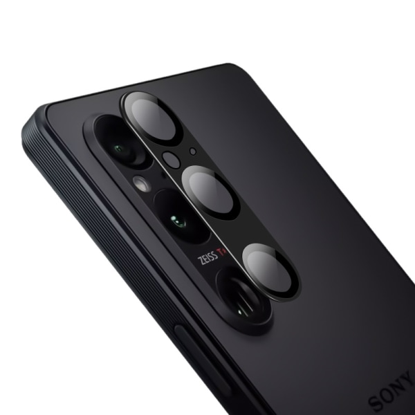 Naarmuuntumaton kameran linssisuoja Sony Xperia 10 V:lle Hopea