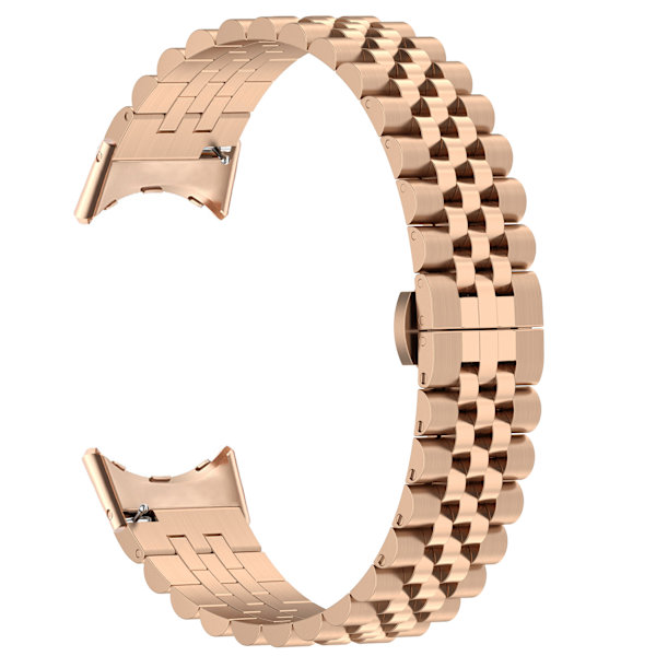 Google Pixel Watch3 45 mm rem i rustfrit stål Rose guld