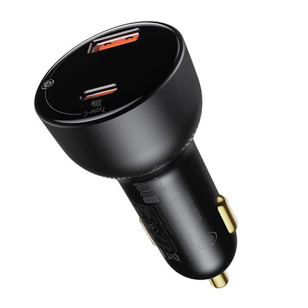Billaddare Baseus Superme, USB, USB-C, 100W (svart)