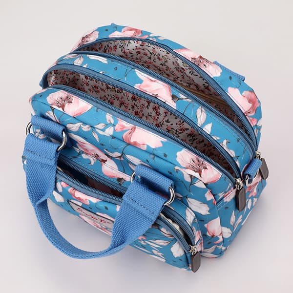 Stilfuld blomsterprint tote / skuldertaske A