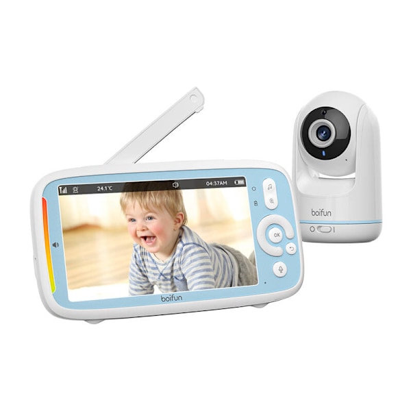 Boifun VB805 elektronisk roterende barnepige med to-vejs lyd