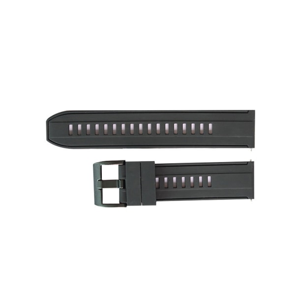 Silikone urrem til Huawei Watch GT2E/GT2 46 mm/GT 46 mm Sort
