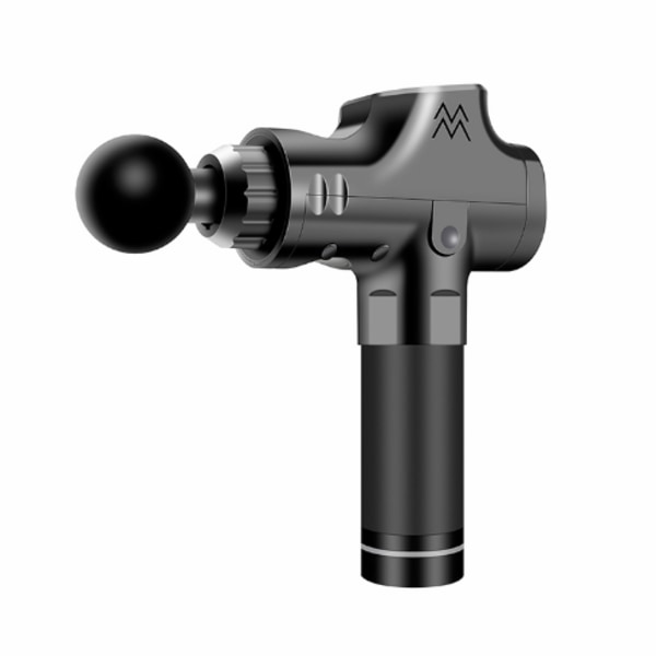 INF Massagepistol til professionel massage 6 gear Sort