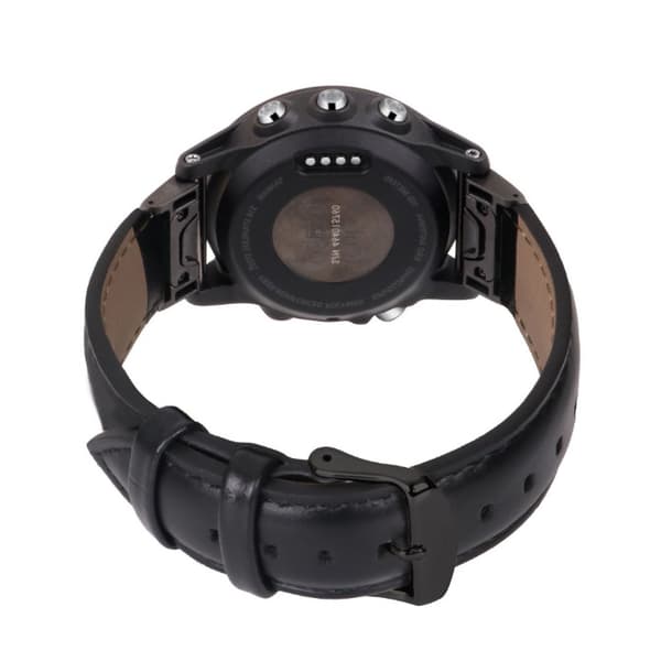 Urrem i ægte læder til Garmin Fenix 7S/6S/5S - Quick Release Black 20 mm Black 20 mm