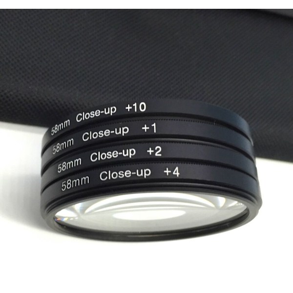 Makro-nærfilter sæt +1 +2 +4 +10 77 mm