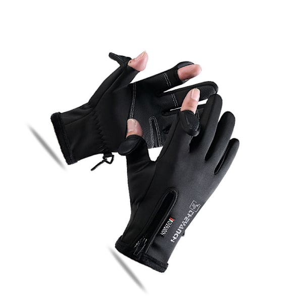 Sporthandskar med touchscreen-kompatibla fingertoppar L