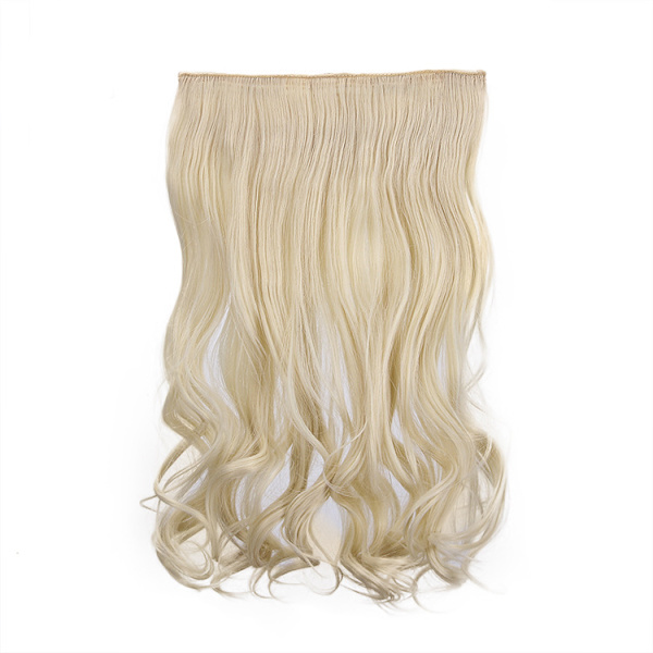 Saumaton Wave hiustenpidennysperuukki Beige