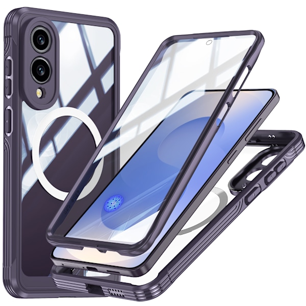 Stødsikkert cover til Samsung Galaxy S25 Edge Mørke lilla