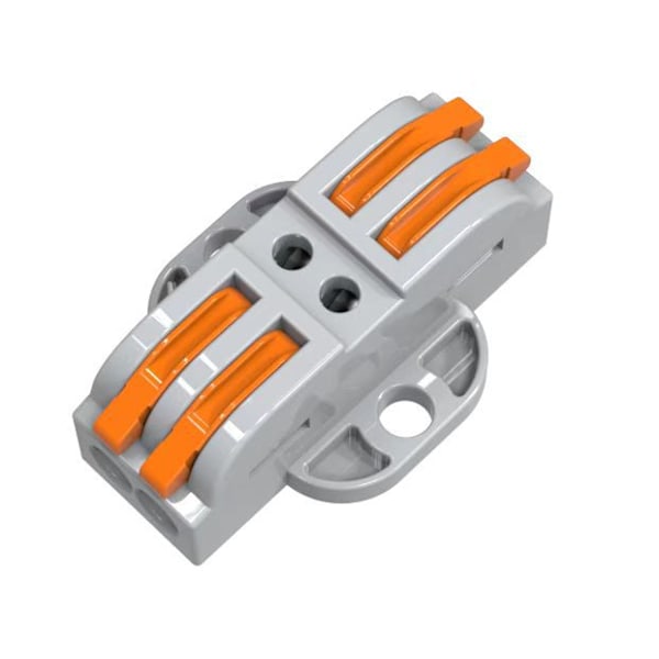 2 In 2 Out Quick Wiring Kabel Kompakt elektrisk kontakt