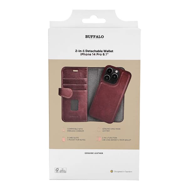 Mobilcover iPhone 14 Pro Brun