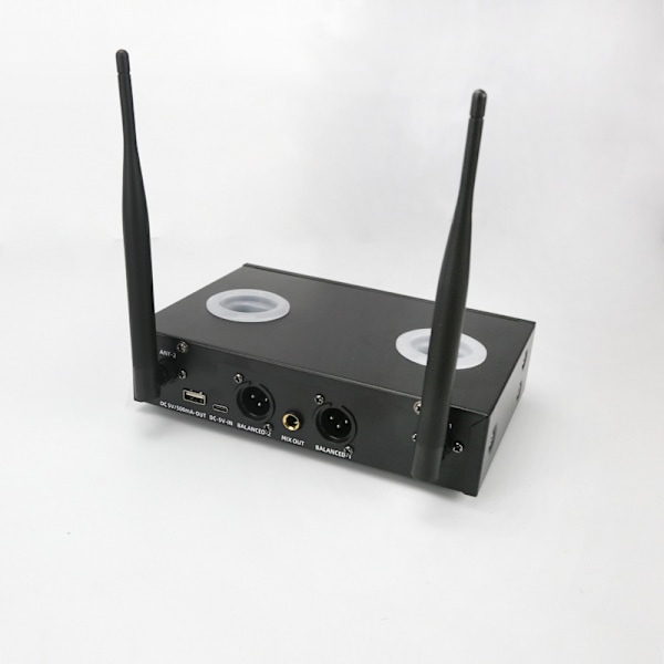 Professionelt trådløst mikrofonsystem med anti-feedback