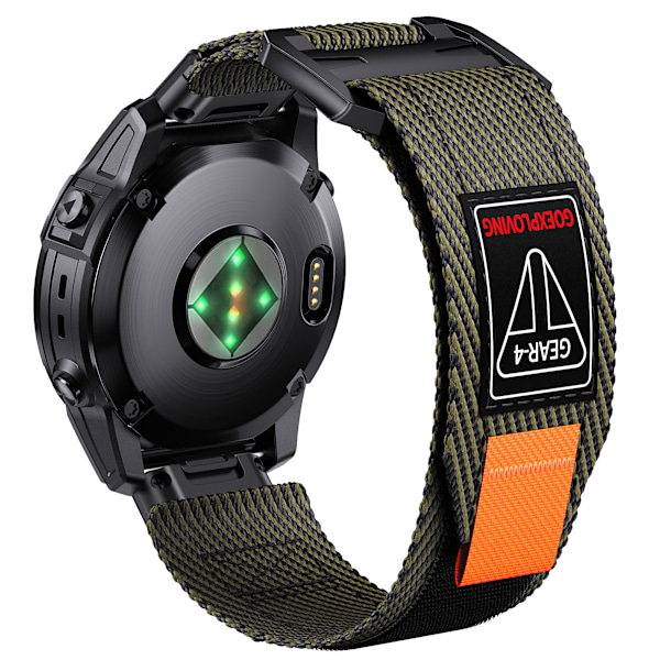 Quick Release 26mm Vævet Nylonrem til Garmin Fenix 7