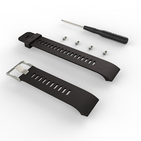 Garmin Forerunner 30/35 armbånd silikone Sort
