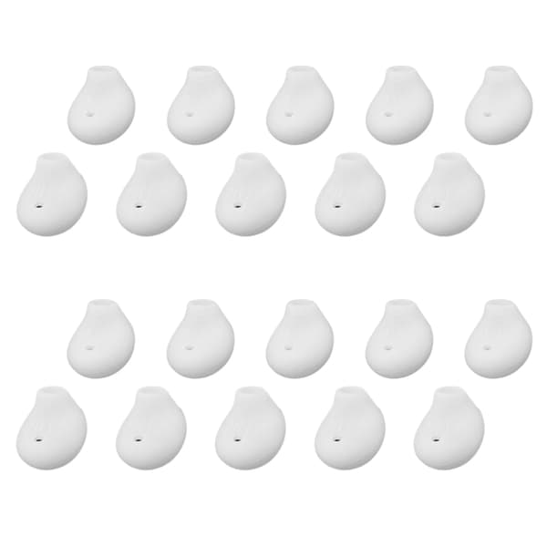 In-ear silikon hörsnäckor Tips Skal för Samsung Galaxy S6/S7, Note5/Note7 White White