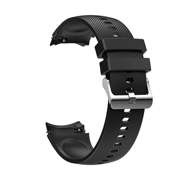 Sort silikone urrem til OPPO Watch X - 22mm