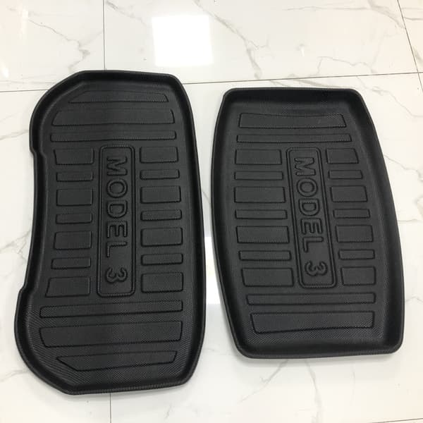Golvmattor till Tesla Model 3 2023-2024 - TPE-material Left Hand Drive