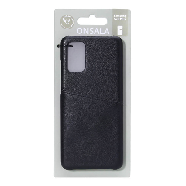 Mobilcover Samsung S20 Plus Kortholder Sort