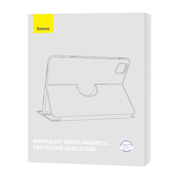 Baseus Minimalist Series IPad 10,2" magnetisk beskyttelsescover (lilla)