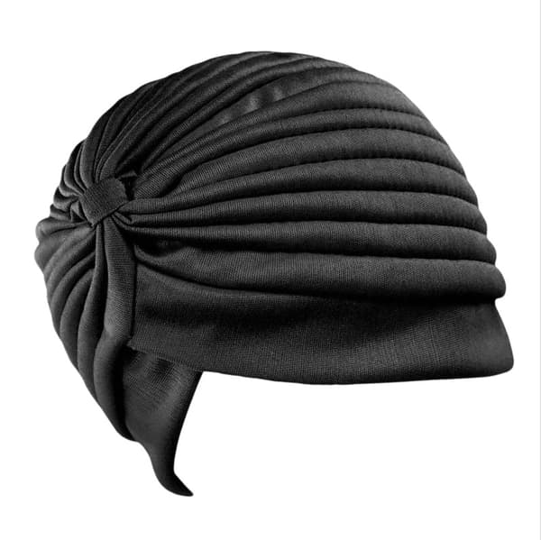 Kemohue, Blød Beaniehue til Kræftpatienter Black Black