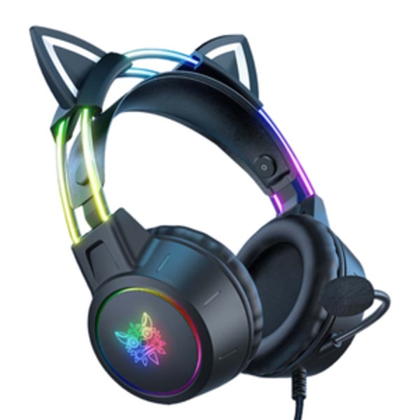 ONIKUMA X15 PRO spelheadset Cat (svart)