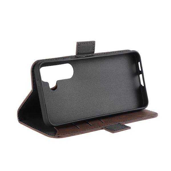 Mobilfodral 3 Kortfack Brun - Samsung S24 5G