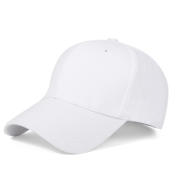 Klassisk keps i bomull (55-60 cm) Vit