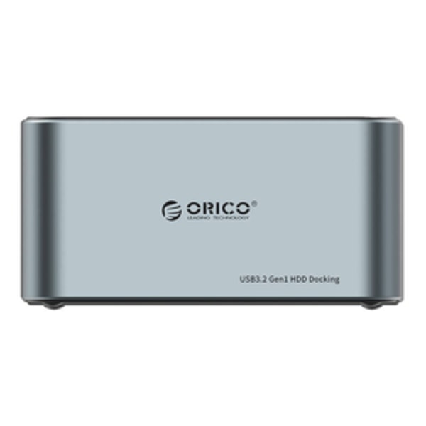Orico dockningsstation för 2,5" / 3,5" HDD / SSD, 5Gbps, USB-C till USB-C/A med kloningsfunktion (svart)