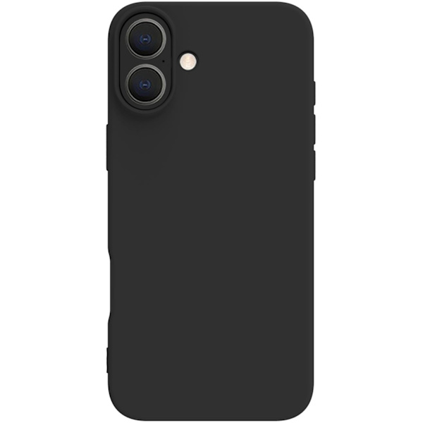 Cromo Soft rubber case iPhone 16 Plus Svart