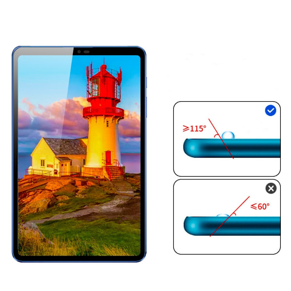 Karkaistu lasi näytönsuoja Samsung Galaxy Tab A9 -sarjalle - 2.5D Arc Edge Samsung Galaxy Tab A9 Plus