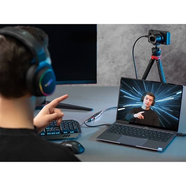 Capture Card USB HDMI 4K till 1080P USB-C-adapter