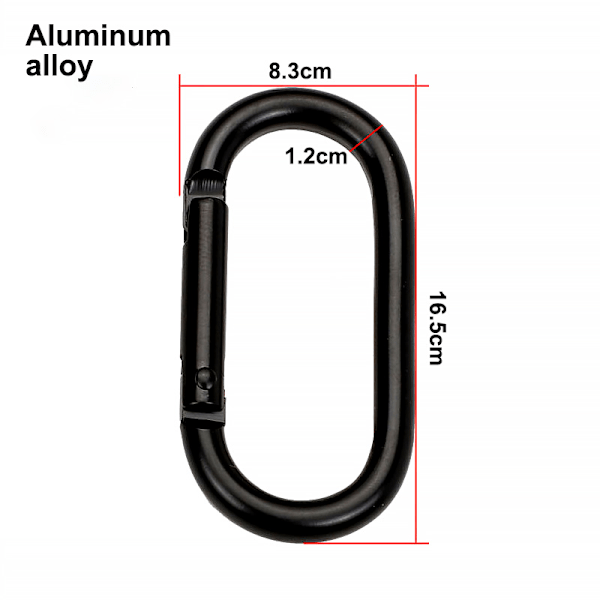 Karbinhakar, 10-pack Black Black