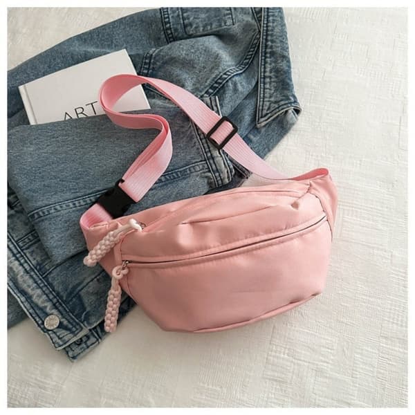 4-Pack Sport Midjeväska - Nylon & Polyester Löparbälte, Casual Bröstväska, Mångsidig Crossbody Väska