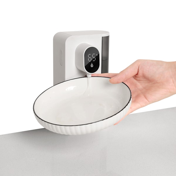 S12 Smart Sensor Væskedispenser: Berøringsfri Hygiejne Hvid