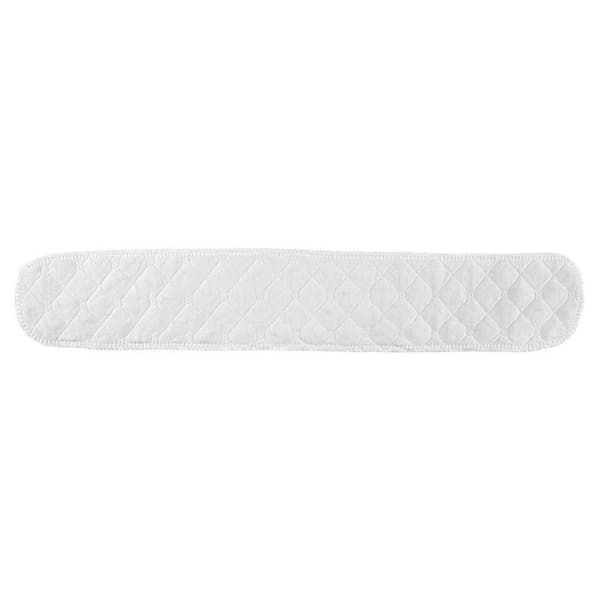 Rektangulära Svettskyddsinlägg - Vita, 5-pack: Absorberande & Återanvändbara för Ökad Komfort