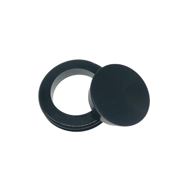 Paraply Hål Ring och Keps Set Svart