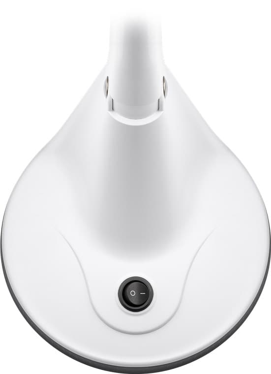 LED-luplampe med fod, 6 W, hvid