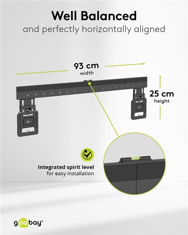 Erittäin ohut TV-seinäkiinnike Basic FIXED (XL)
