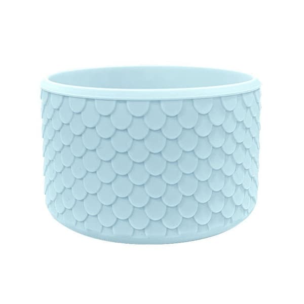 Macaron Ljusblå Fiskskals Silikon Kopp Ärm - Universal Passform för 12oz-40oz Koppar