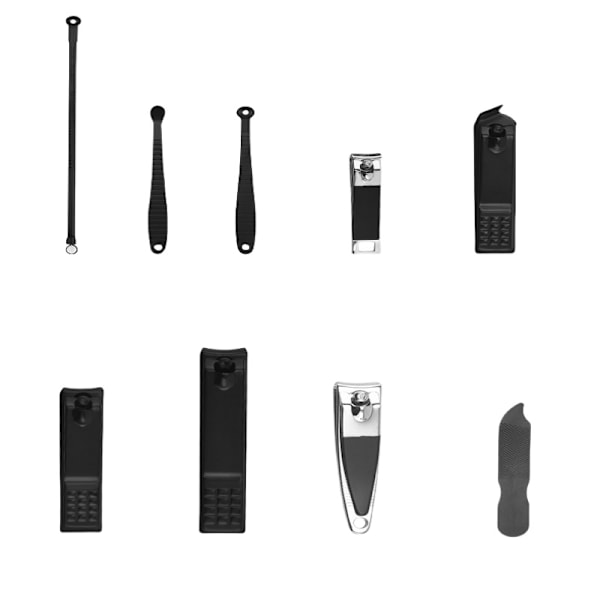 Manikyr set Svart