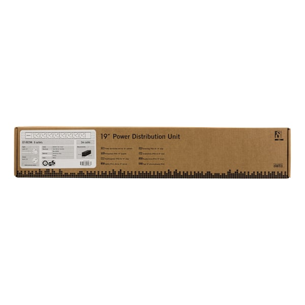 Power strip 8xCEE 7/3 1xCEE 7/7 increased touch protection
